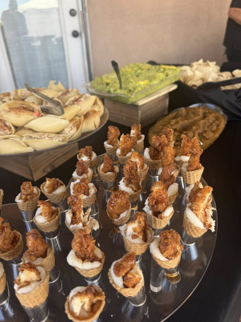 cafe venture catering chicken waffles 768x1024