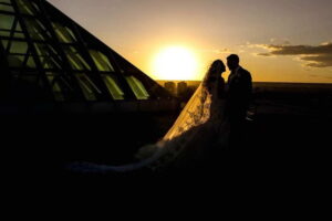 rooftop sunset wedding 1 300x200