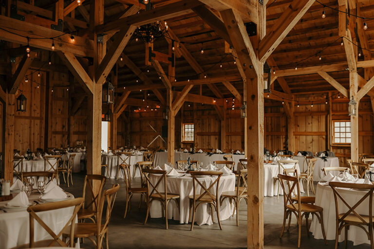 logriverranch wedding reception cabin 768x512