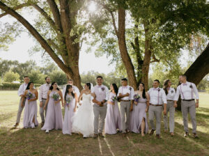red horse bnb wedding party outdoor wedding elise almendarez 300x224