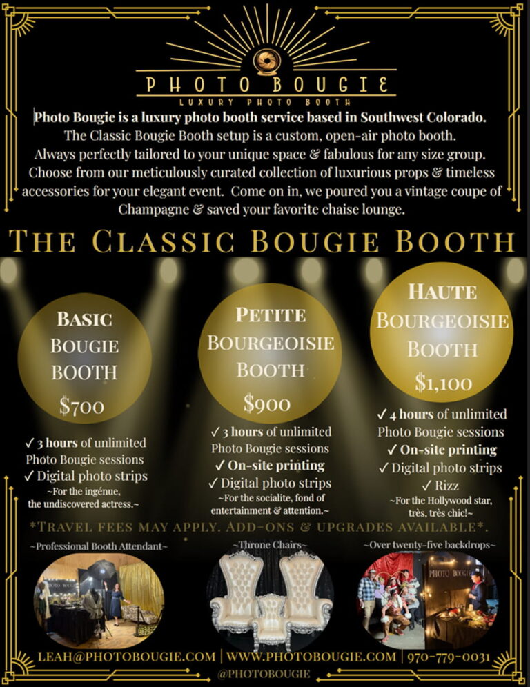 Classic Bougie Booth Package Flyer Image 1 768x996