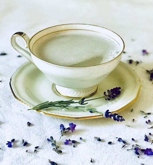lavender almond latte 1