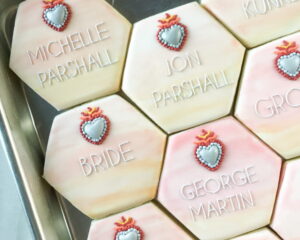 wedding collective 260055440664150 6557131115119622893 Wedding Placecard Cookies Sweet Pea Bakery 1 300x240