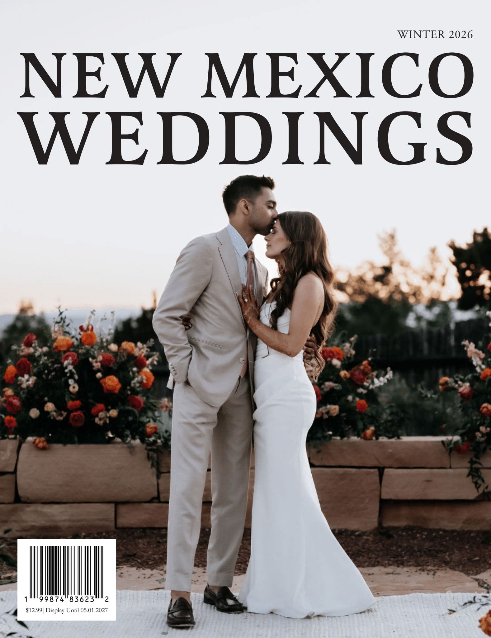 New Mexico Weddings Magazine Winter 2026 cover